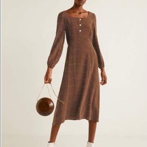 Mango Polka Dot Dress